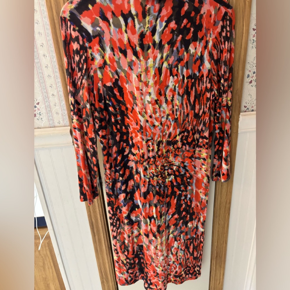 EUC CABI ABSTRACT WATERCOLOR DRESS - Picture 2 of 6